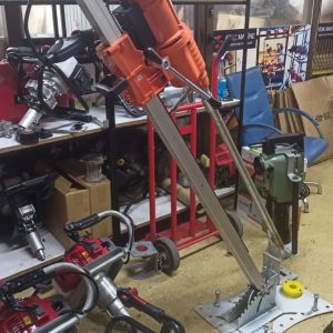 Profesyonel Elektrikli ve Açılı Sehpalı Sondaj Karot Makinesi